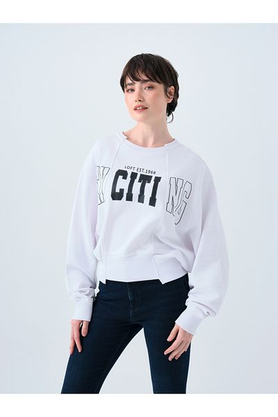 Loft Regular Long Crop Women's Sweatshirt