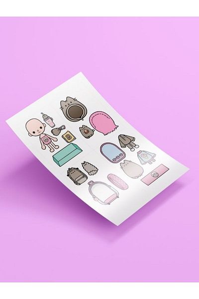 ZNC Toca Boca Cut-And-Paste Activity Sheet (A3 Size – Colorful Print)
