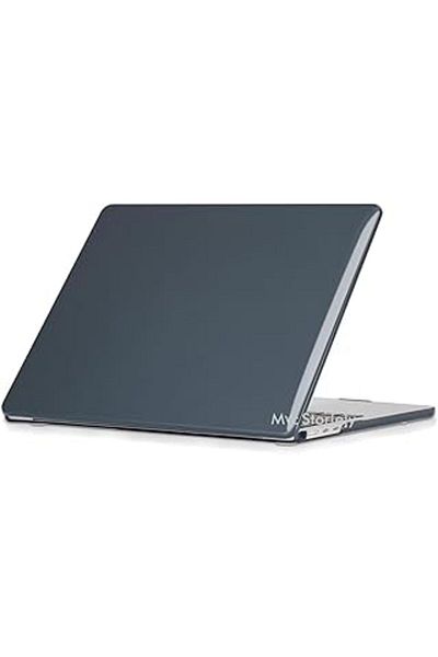 Mu Art Ahşap Mcstorey MacBook Air M1 Case 13Inch Crystal Glossy (with Touchid M1 Air) Compatible with A2337 A2179 A1932