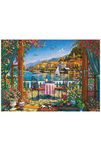 Anatolian Puzzle 4000 Piece Jigsaw Puzzle - Lake Como Enjoyment 5203