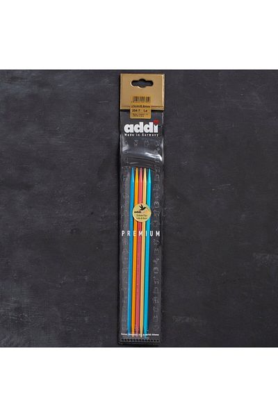 SAVA HOME COLLECTİON Πολύχρωμες κάλτσες Addi Colibri 5,5mm 23cm - 204-7