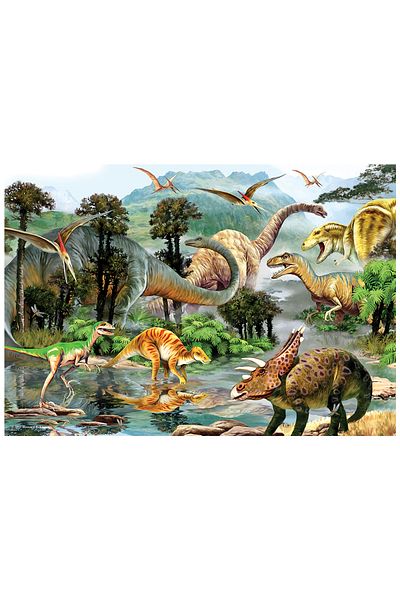 Anatolian Puzzle 260 Piece XL Jigsaw Puzzle - Dinosaur Valley Ii 3288
