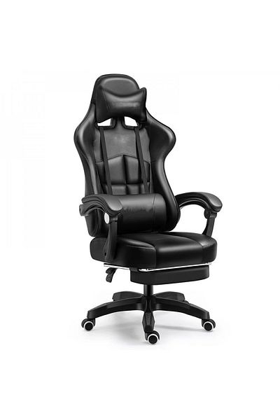 1st Comfortable adjustable gaming chair with footrest