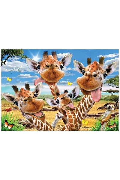 Anatolian Puzzle 500 Piece Jigsaw Puzzle - Giraffe Selfie 3617