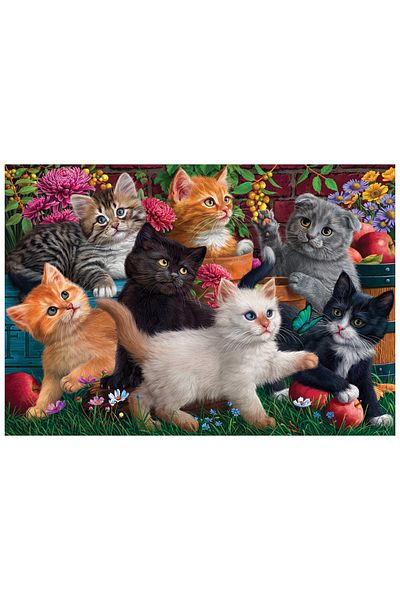 Anatolian Puzzle 260 Piece XL Jigsaw Puzzle - Player Cats 3327