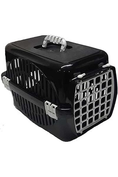 Mu Art Yıldızhan Cat Dog Carrying Container Black Black Carrying Container