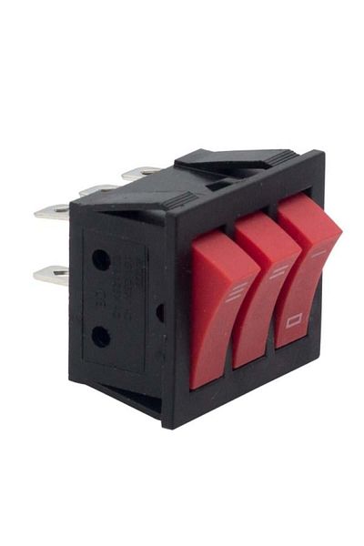 Powermaster Triple Non-Illuminated Stove Switch (Ic-136)