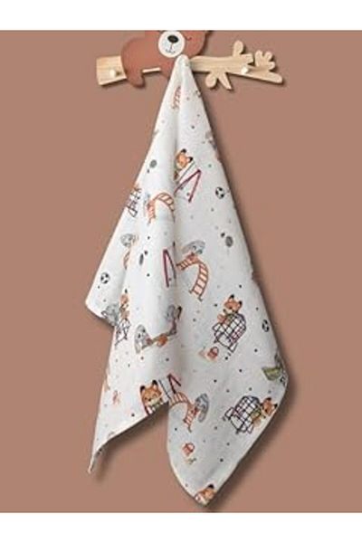 Take and Happy Multi-Purpose Muslin Cover & Taniye, 100% Cotton, 85X90 cm