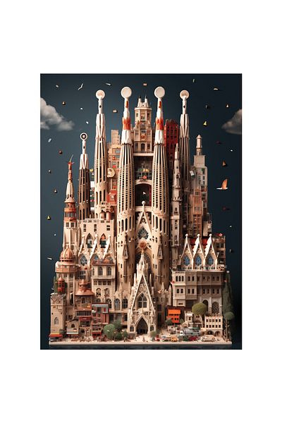 Anatolian Puzzle 1000 Piece Jigsaw Puzzle - Sagra Da Familia 1163