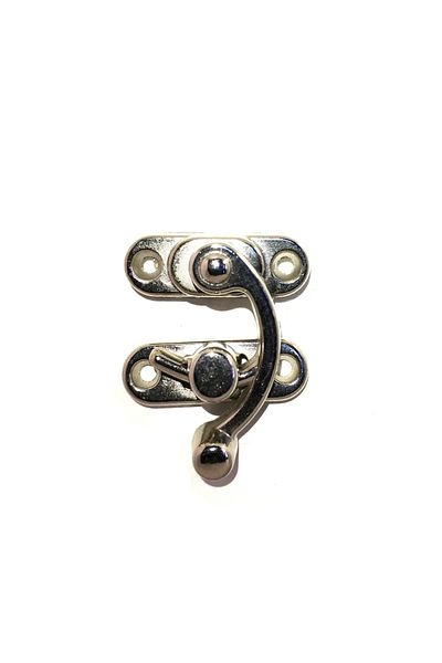 Skygo Hooked Bow Eye, Wooden Box Clip - Large, Nickel, 100 Pieces