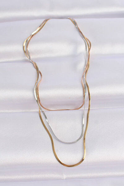 BSRE قلادة إيطالية متعددة بثلاثة ألوان (فولاذ 316L)