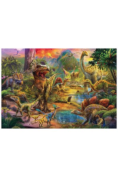 Anatolian Puzzle 500 Piece Jigsaw Puzzle - Dinosaur Kingdom 3603