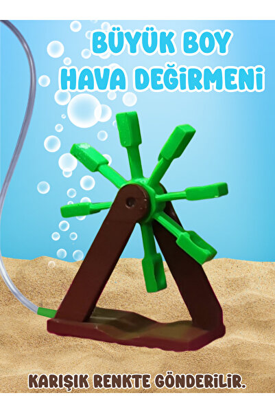Akvaryum Hava Degirmeni × Hava Çarkı ( Büyük Boy ) Hava Taşı × Büyük Akvryuma...