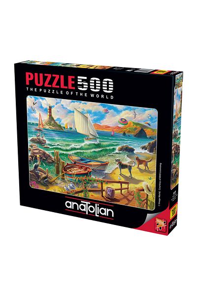 Anatolian Puzzle 500 Piece Jigsaw Puzzle - Sea Effect 3628