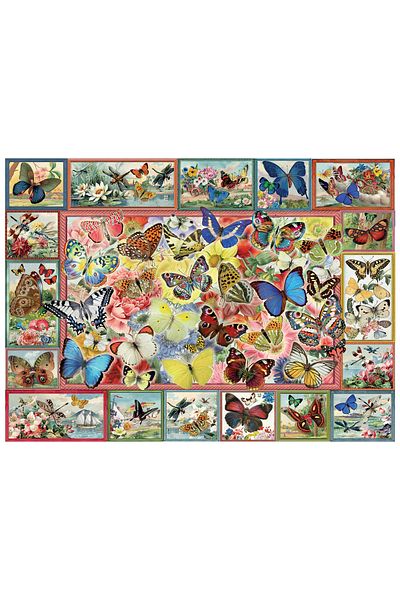 Anatolian Puzzle 1000 Piece Jigsaw Puzzle - Butterflies 1094