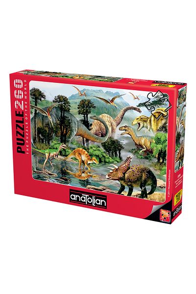 Anatolian Puzzle 260 Piece XL Jigsaw Puzzle - Dinosaur Valley Ii 3288
