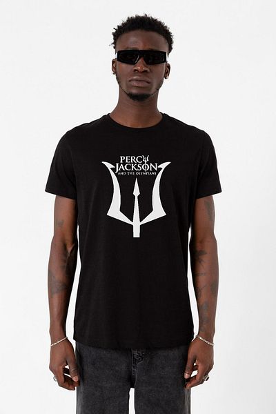 Tshirthane Μαύρο ανδρικό μπλουζάκι Percy Jackson And The Olympians