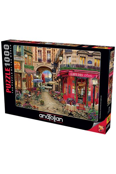 Anatolian Puzzle 1000 Piece Jigsaw Puzzle - Paris Cafe 1134