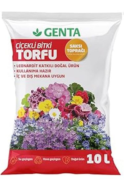 Mu Art Ahşap Potting Soil for Flowering Plants 10 Lt