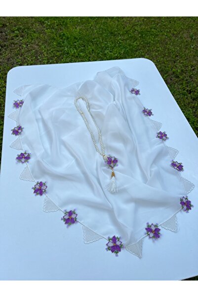 Sümeyye çeyiz El işi Mevlüt örtüsü iğne oyası namaz örtüsü imam nikahı örtüsü