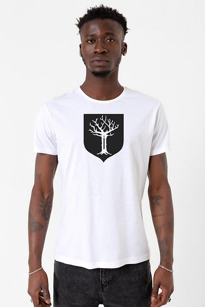 Tshirthane Έχω ανδρικό μπλουζάκι ποδηλασίας House Forrester White