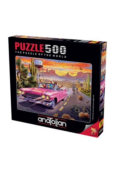 Anatolian Puzzle 500 Piece Jigsaw Puzzle - Route 66 3634