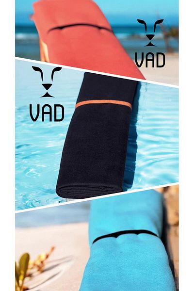 Güral Porselen 3 Different Microfiber Quick Drying Beach Towel 70X150 cm