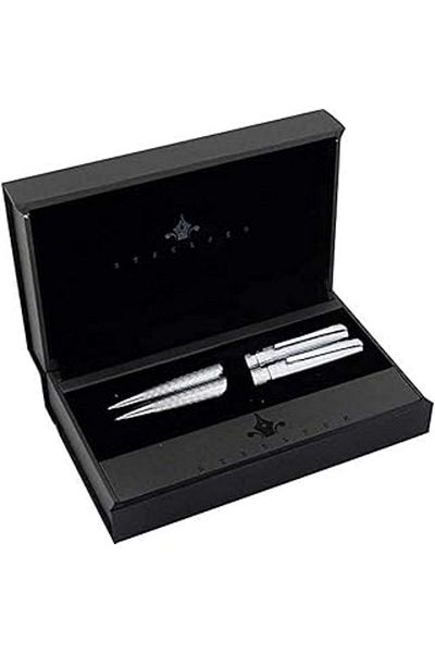 Mu Art Steelpen Carens Series P264 Glossy Chrome Ballpoint Pen+ Versatil Pen