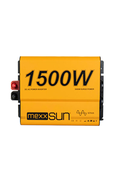 MEXXSUN 12 V Volt 1500 W Watt 1.5 kW Tam Saf Sınüs İnverter İnvertör 220 Çevi...