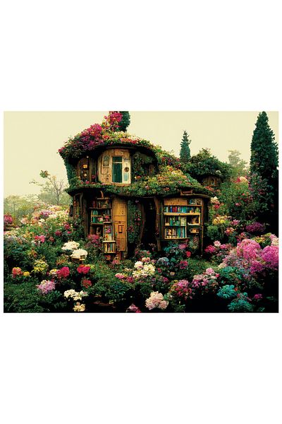 Anatolian Puzzle 1000 Piece Jigsaw Puzzle - Floral Library 1152