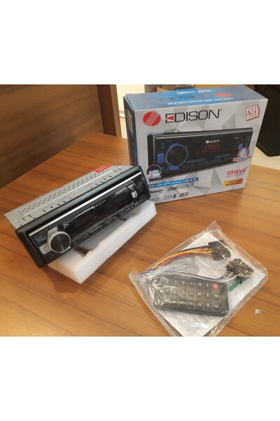 Edison Emp 520bt Usb Aux Bluetooth Fm Radio Oto Teyp Mp3 4x55 Watt