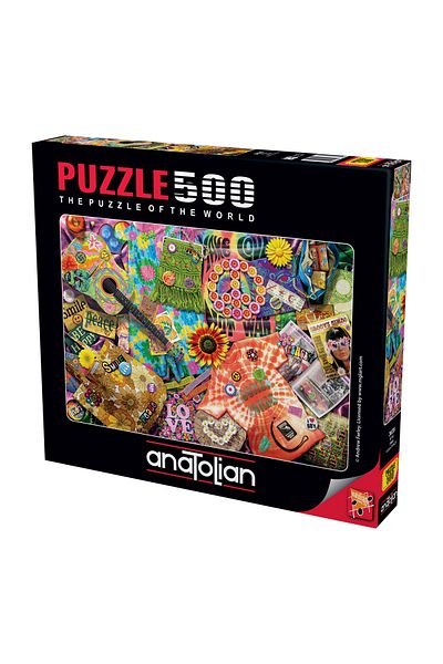 Anatolian Puzzle 500 Piece Jigsaw Puzzle - 60's 3635