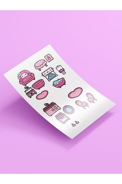 ZNC Toca Boca Cut-And-Paste Activity Sheet (A3 Size – Colorful Print)
