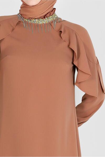 Alvina Flounced Tassel Detailed Double Pants Set - 30259