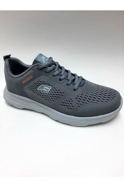 Forza Smoked Color Lace-Up Knitwear Cloth Light Sports Walking Shoes Men's Shoes