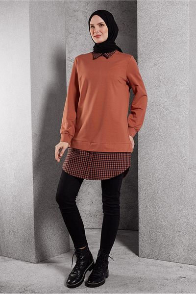 Alvina Shirt Collar Tunic 45198
