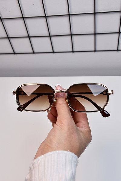 LOOKUP NEW 60 Ekartman Metal Square Rectangle Women Unisex Men Uv400 Protection Sunglasses