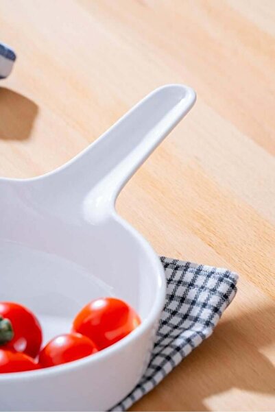 şirin eşyalarım Bianco Perla Porcelain Presentation Pan - 33 cm