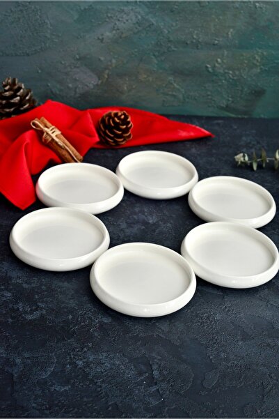 şirineşyalarım Bombeli 10 cm Mini / Çay Tabak 6 Lı