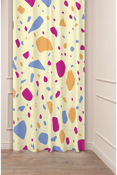 GREENDECOR Geometric Line Dot Patterned Bohemian Model Special Design Digital...