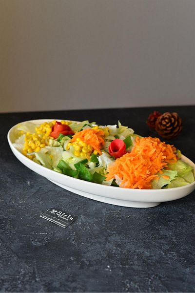 şirin eşyalarım Aria Collection Oval Deep Boat Plate - 32 cm