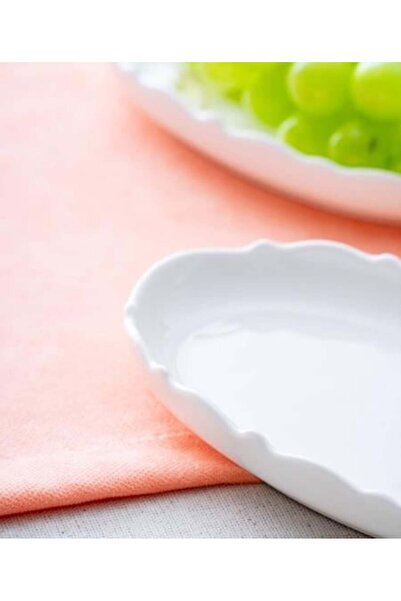 şirin eşyalarım 6-Piece Nirvana Porcelain Oval Plate - 15 cm