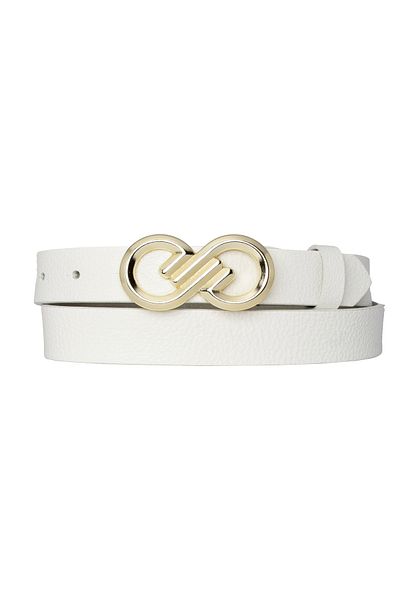 GoDeri 100% Piele Veritabila, cataramă Aurie 3 Cm Curea damă Alb Lapte; Rochie, curea pantalonilor = 3cm-kdn-43
