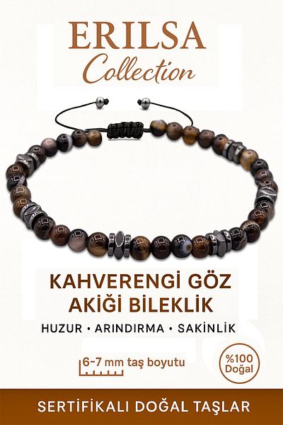 Erilsa – Brown Eye Stone Bracelet (Thin Model) – Focus, Protection and Innergog