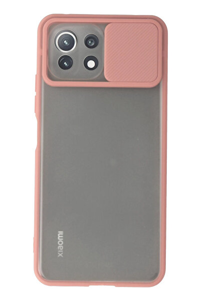 NewFace حافظة هاتف Xiaomi Mi 11 Lite من السيليكون المنزلق للكاميرا Palm Frost...