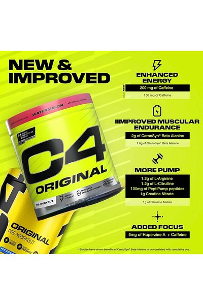 Cellucor C4 Original Pre-workout Watermelon 50 Serves