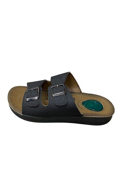 Eneste Men's Two Buckle Slippers