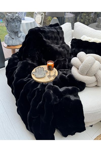 sevaradekor Plush Throw Pillow Cover Fluffy Double Sided Plush Pillow Bubble Plush Throw Pillow Square