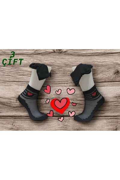 SOCKSHION 6 чифта дамски чорапи от тюл с шарка на сърце