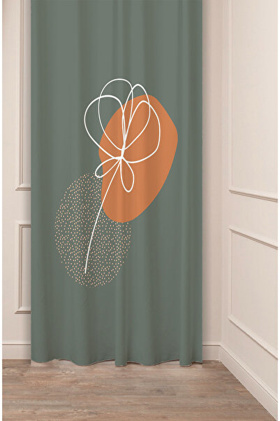 GREENDECOR Bohemian Flower Leaf Vase Sun Patterned Special Design Digital Pri...